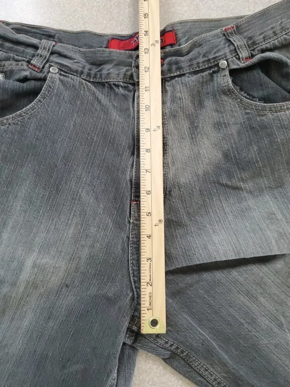 Mecca Denim Shorts Mens 36 (38) Black Jean Rap Baggy Streetwear Urban 90's Y2K